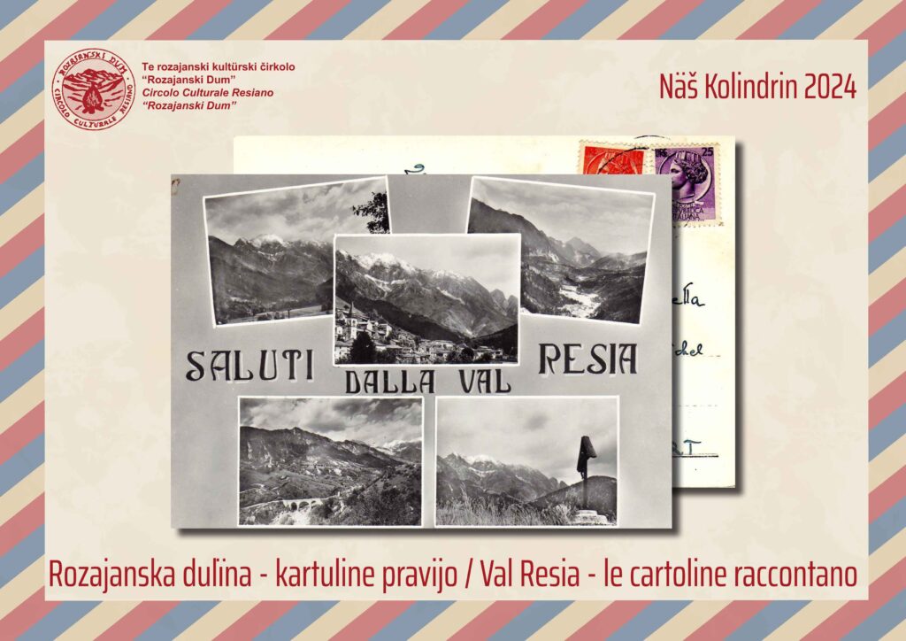 V Reziji pripovedujejo tudi razglednice_A Resia raccontano anche le cartoline